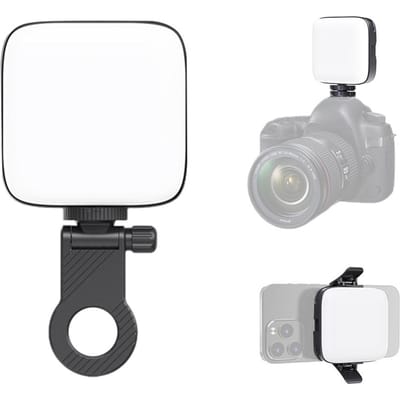 4,5W Zaklamp voor Fotografie Tweekleurige LED-lamp Draagbare Vloglamp Kleurtemperatuur 3000K-9900K