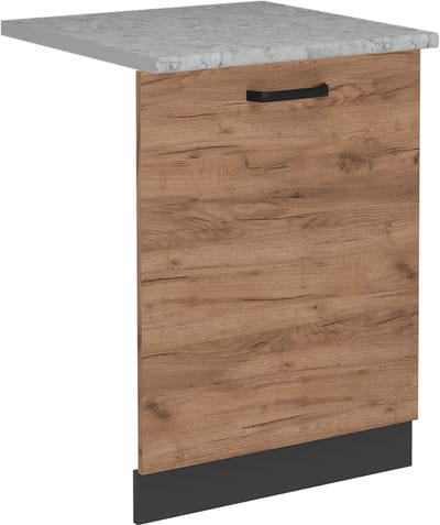 Vicco R-Line Vaatwasserfrontpaneel – 60 cm, WB Marmer Krachtige eik goud