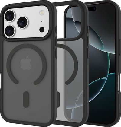 Just in Case hoesje geschikt voor iPhone 17 Pro Hoesje geschikt voor MagSafe - Military Grade Backcover - Zwart