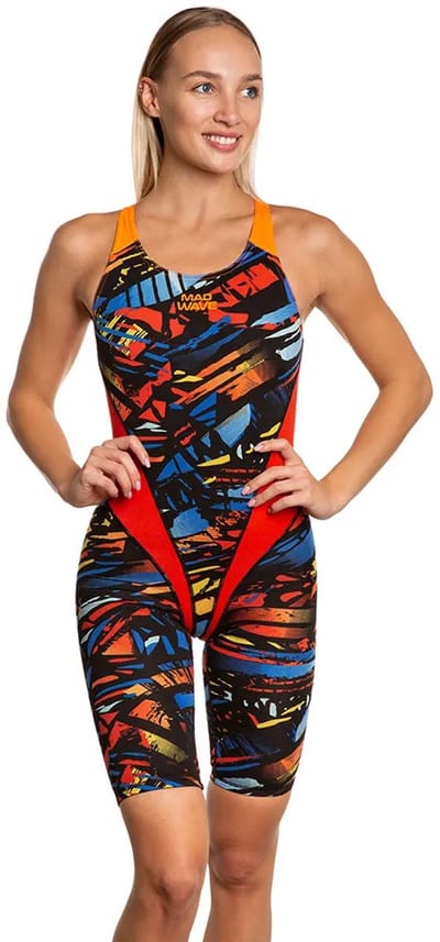 Madwave Kneeskin Pbt Badpak Veelkleurig 2XL Vrouw