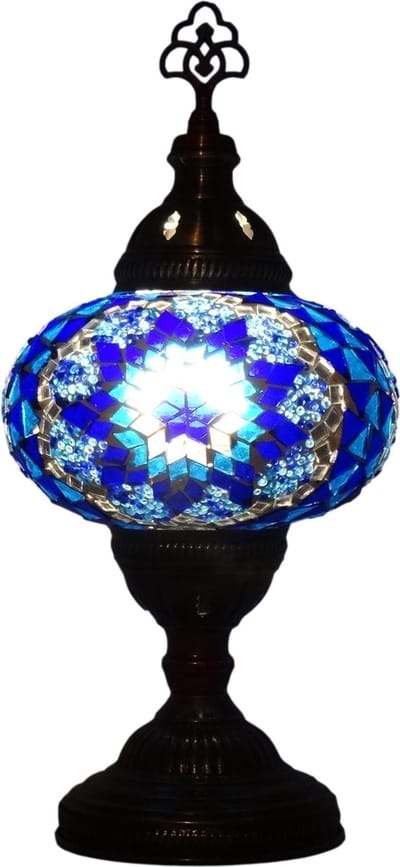 Oosterse mozaïek tafellamp (Turkse lamp) ø 13 cm