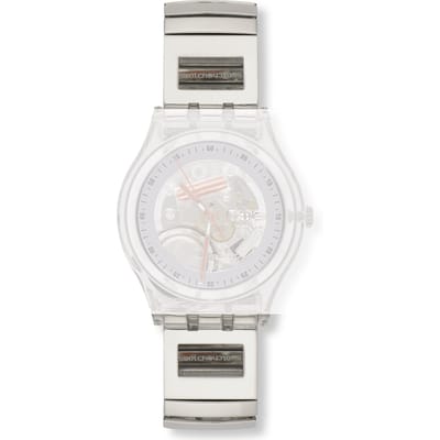 Swatch Plastic - Originals Medium (34mm) /Access/Solar/Musicall/Stop - G/SK/SL/SR/SS/SO28 AGK300A GK300 Handcuff Large Horlogeband