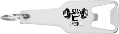 Akyol - fitness flesopener - Fitness - beste sporter die er is - gym - sport - doorzetter - discipline - leuk cadeau voor iemand die van fitness houdt - 105 x 25mm