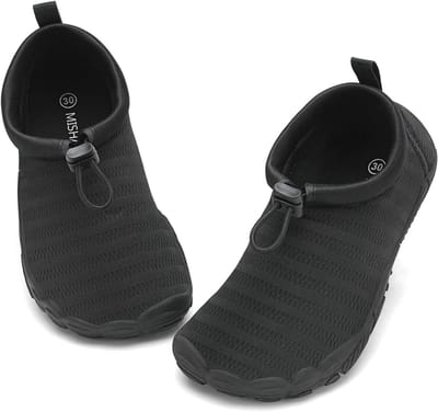 Thijox - Badschoenen Waterschoenen Kinderen Meisjes Jongens Antislip Lichtgewicht Waterdicht Zwart Roze Blauw Ideaal voor Strand Zwembad Vakantie
