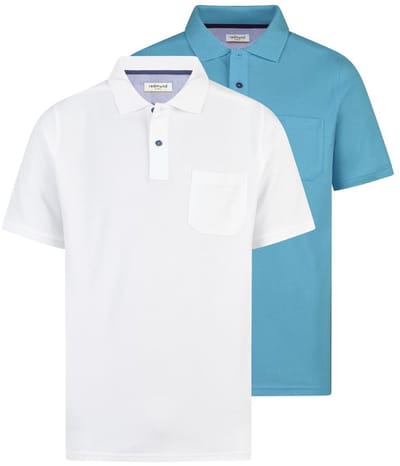 Redmond Heren poloshirt 2 pack Basic