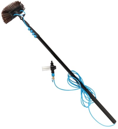 Talen Tools - Wasborstelset - Telescopisch - Met slang en zeepdispenser - Met raamwisser - Tot 650 cm