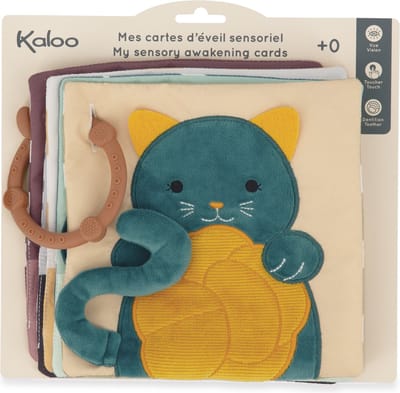 Kaloo Stimuli - Sensorische Kaarten - Babyboekje