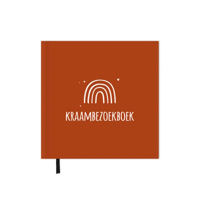 Kraambezoekboek - Roest witte regenboog