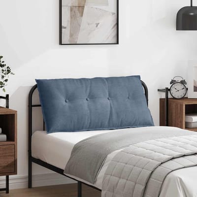 vidaXL - Rugkussen - Blauw - 100 - x - 50 - cm - Corduroy - stof