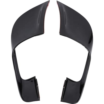 1 Paar Motor Kuip Lucht Deflector Sportieve Kuip Zijvleugels Windscherm Aerodynamische Wind black