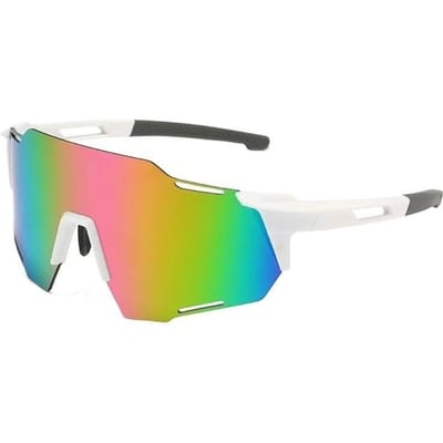 Lunettes de soleil UV400 pour le cyclisme Hommes Femmes Mode Sports d'extérieur Course à pied Conduite Vélos Lunettes Cool Athlétique