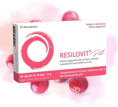 Resilovit - wetenschappelijk onderbouwd natuurlijk supplement dat de tekorten aan voedingsstoffen aanvult, die kunnen ontstaan ​​door de anticonceptiepil