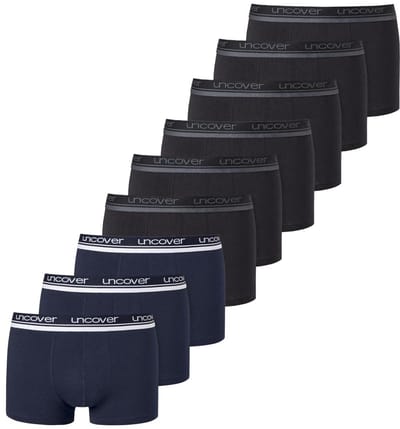 uncover by Schiesser Heren retro short / pant 9 pack Basic