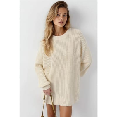 Oversized Lange Pasvorm Trui