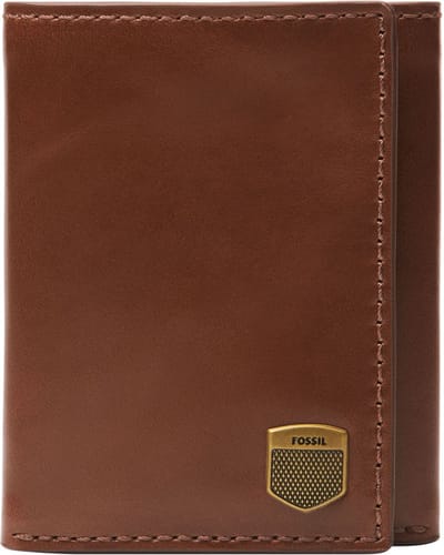 FOSSIL Kaarthoes Hayes Trifold Brown Bruine