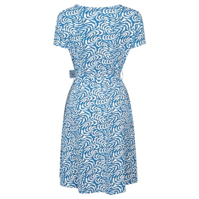 Mountain Warehouse Dames Santorini UV Jersey Wrap Jurk (Felblauw)
