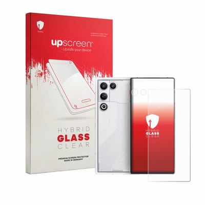 upscreen - Screenprotector voor ZTE Nubia Red Magic 11 Air (Voor+Camera) - Folie Beschermfolie Beschermglas transparant