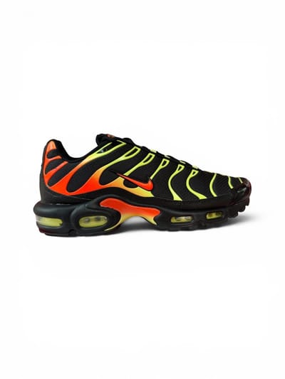 Nike Air Max Plus Sunrise Unisex Sneakers Zwart Lichtbliksem Oranje DM0032-028 45 black