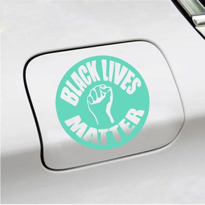 Bumpersticker - Black Lives Matter - 15 X 15 - Mint