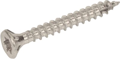 Radix Torx 20 Spaanplaatschroef - Platkop + Snijpunt - 5,0 x 100mm/55 - RVS - Deeldraad (200 stuks)