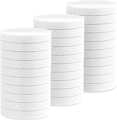 Witte Pad Inserts - Vervangende Pads Spons - Lucht Verfrissen - 30 Stuks Pakket - 26 x 3 mm - Wit
