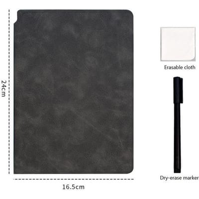 A5 Herbruikbaar Whiteboard Notitieboekje Memo Boekje Met Gratis Whiteboard Stift Uitwisdoekje Wekelijkse Planner Draagbare Notitieboekjes