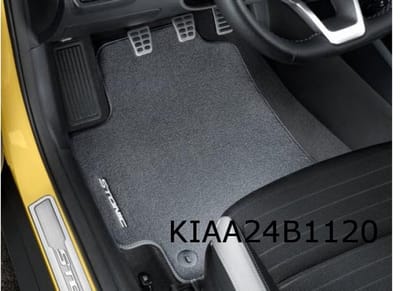 Kia Stonic Mattenset 'velours' (4x) tekst "Stonic" Origineel! H8143ADE51