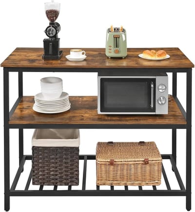 Keukenkast - Keukenkastje - Keukenkast Voor Magnetron - Keuken Kast - Keuken - Kast - Opbergkasten - Opbergrek - Rek