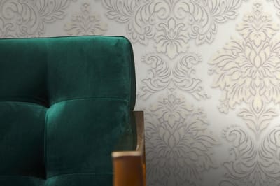 ORNAMENTEN BEHANG | Barok - ecru glitters - A.S. Création Metropolitan Stories