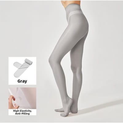 2 Paar Doorzichtige Panty's Naadloos Hoge Taille Corrigerende Top Kousen Voor Dames Zomer Dun Anti-Haak Huidverbeterend Fluweel Kousen One Size white
