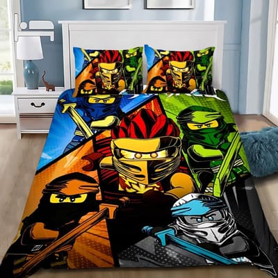 Cartoon Spel Dekbedovertrek Kussensloop Beddengoedset JongenMeisje Slaapkamerdecoratie Kinderen-Cadeau Eenpersoons Tweepersoons Groot Formaat Rits Dekbedovertrek 90x200cm