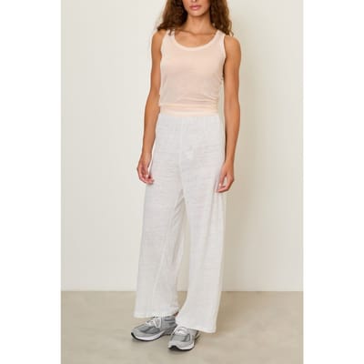 American Vintage Pobsbury Sweat Pants Blanc Size: XS | Sweatpants Outlet | Dames | Wit