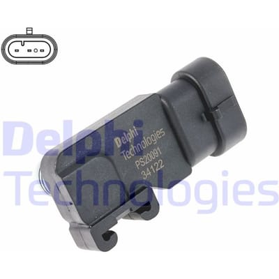 Sensor, inlaatspruitstukdruk DELPHI PS20091-12B1