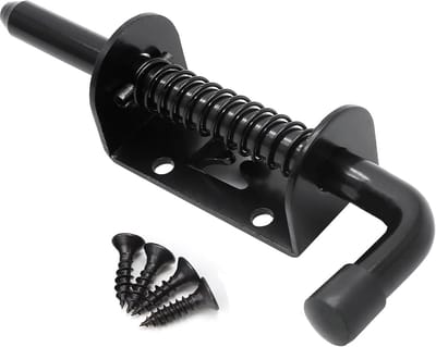 5 inch veerbelaste grendelpin 128mm zwart 304 roestvrijstaal