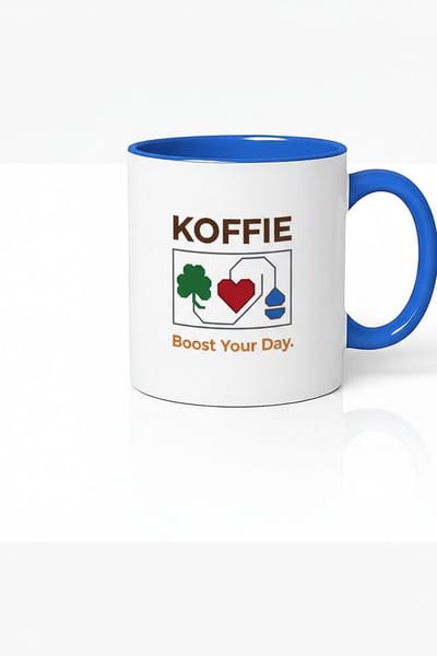 Koffie Boost Your Day Mok - Uniek Design voor Koffieliefhebbers