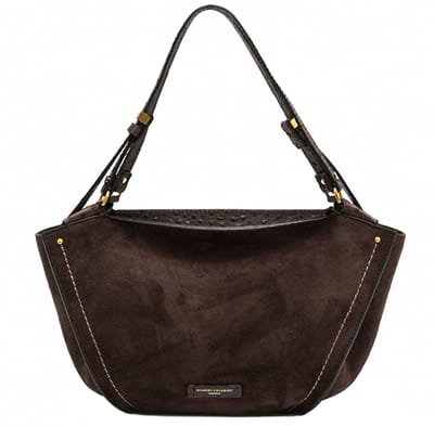Gianni Chiarini Bloom Grote Schoudertas Dames - Leer - Bruin