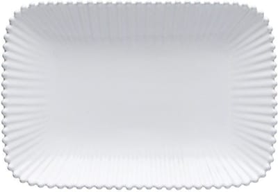 Costa Nova / Casafina - rechthoekige schaal PEARL 30 cm - Wit