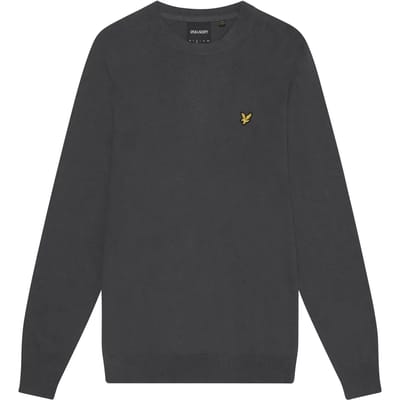 Merino katoenen trui met ronde hals Lyle & Scott