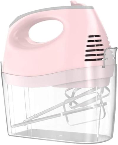 Elektrische handmixer - Keukenmixer - Bakken en mixen - 5 snelheden - Compact ontwerp - Wit