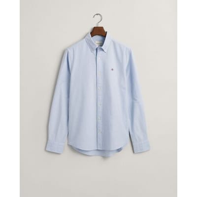 Gant Overhemd Oxford Slim Uni Button Down Licht Blauw / male