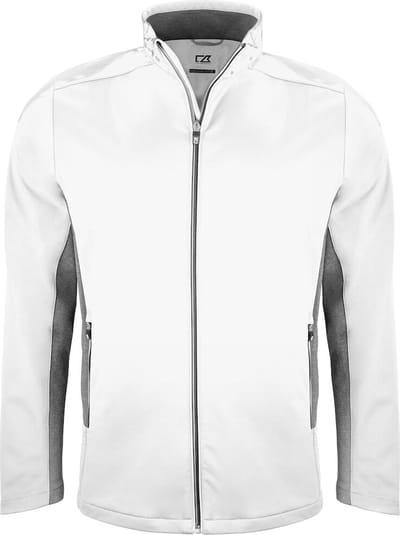 Cutter & Buck Navigate Softshell Jacket Heren 351458 - Wit - S