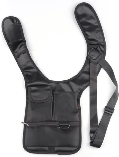 verborgen veiligheidstas holster draagbare rugzak voor telefoon/zilver/paspoort onderarm tas, multifunctionele verborgen verpakking voor reizen/uitgaan, zwart, één maat, zwart.,