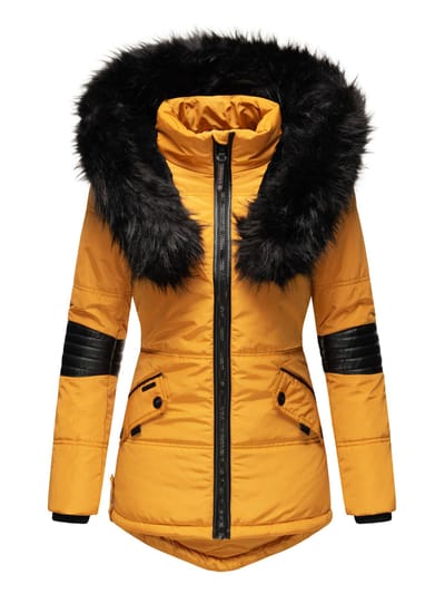 Navahoo Dames Winterjas Nirvana – Warm, Met Luxe Bontkraag & Teddyvoering