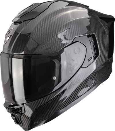 Scorpion EXO-1500 Carbon Solid Glossy Black - Integraal - Maat XXL - Motorhelm - ECE 22-06 gekeurd