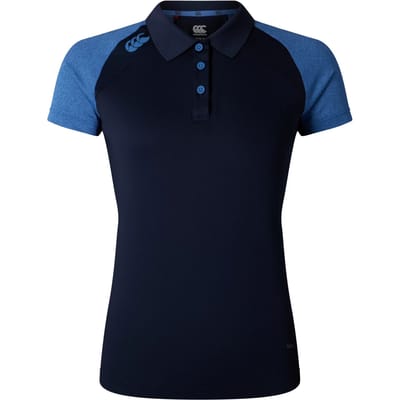 Canterbury Dames Elite Polo Shirt (Marine/True Navy Marl)