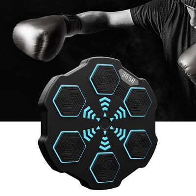 Muziek Boksmachine Slimme Elektronische Muurdoelwit voor Spel Kracht No Gloves black