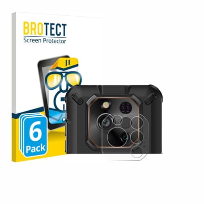 BROTECT - Screenprotector voor Ulefone RugOne Xever 7 Pro (ALLEEN Camera Lens) - Folie Beschermfolie transparant 6 Stuks