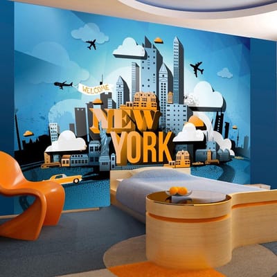 Fotobehang – Behangpapier - Fotobehang - New York - welcome 100x70 - Artgeist