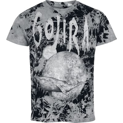 Gojira T-shirt - Whale Sun Moon - S tot 4XL - voor Mannen - zwart-grijs