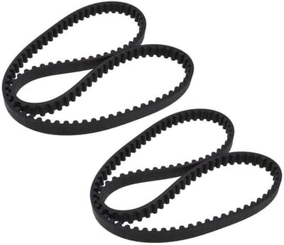 Aandrijfriem - Grasmaaier riem - Rubber - 107 tanden - 856 mm omtrek - Geschikt voor Stiga 105 hatchback - Zwart